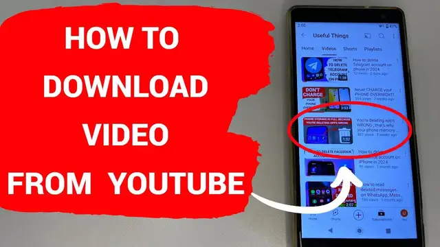 'Video thumbnail for How to download  YouTube video on ANDROID PHONE and iPhone in 2025'