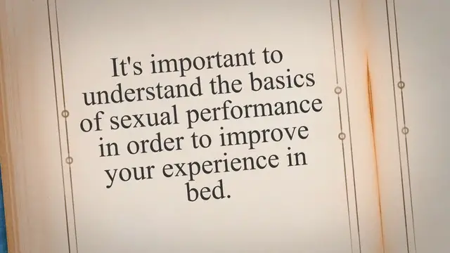 'Video thumbnail for Unlocking Your Potential: A Comprehensive Guide to Improving Your Performance in Bed'