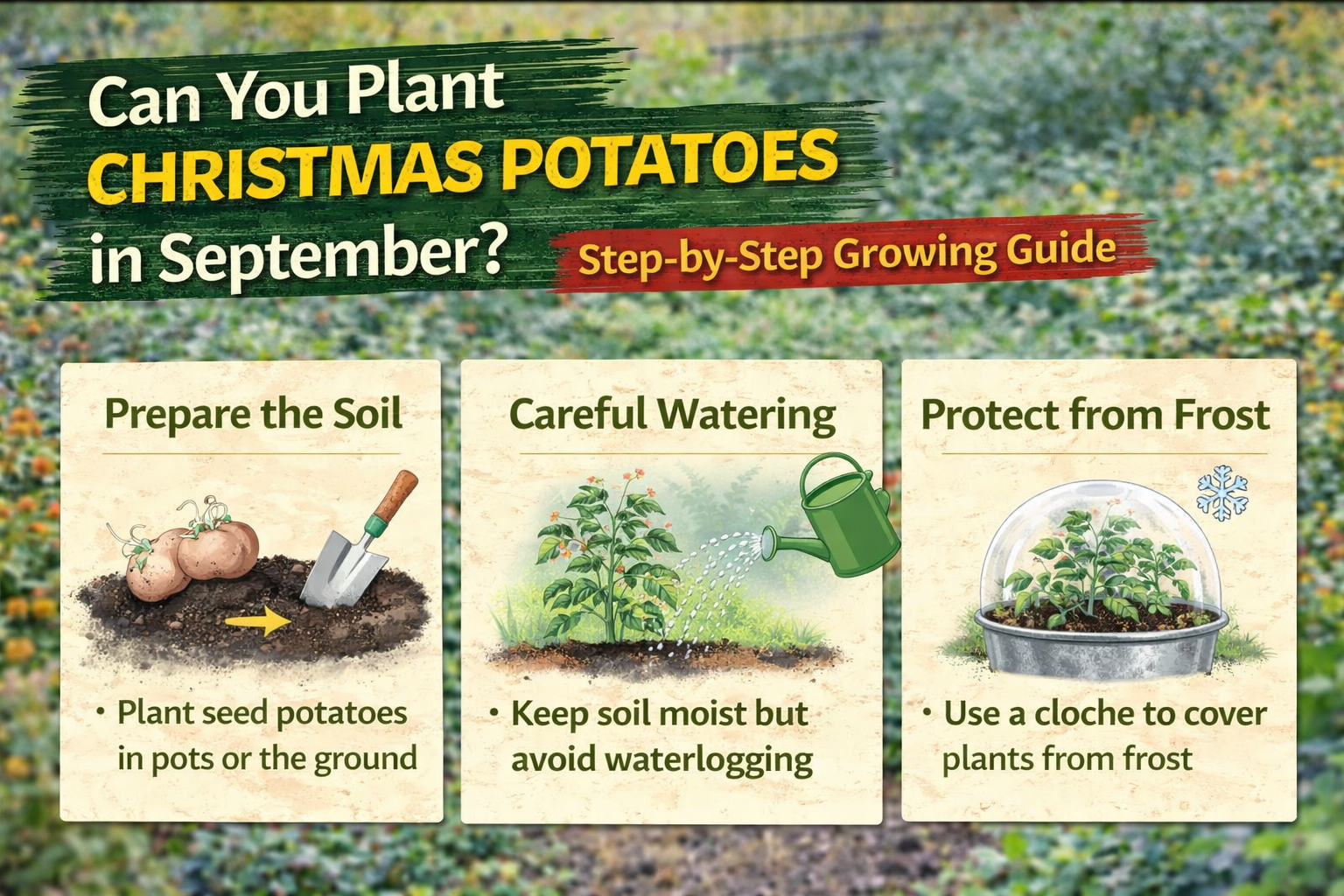 Video thumbnail for Can You Plant Christmas Potatoes in September? | Step-by-Step Growing Guide