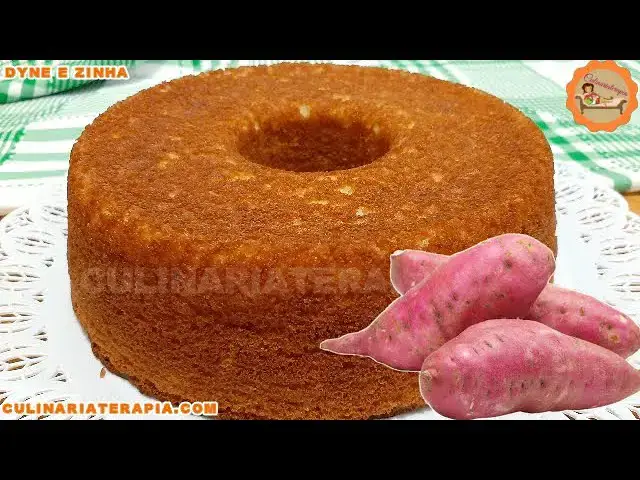 Video thumbnail for 🍠Bolo de Batata Muito Fofinho com Batata Doce, super úmido muito fácil de fazer
