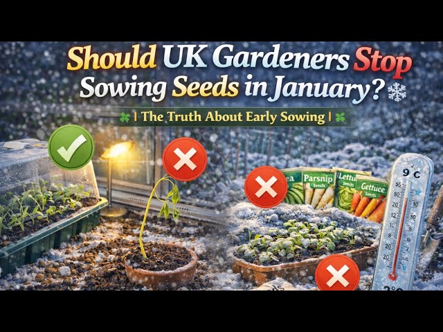 Video thumbnail for Should UK Gardeners Stop Sowing Seeds in January? | The Truth About Early Sowing