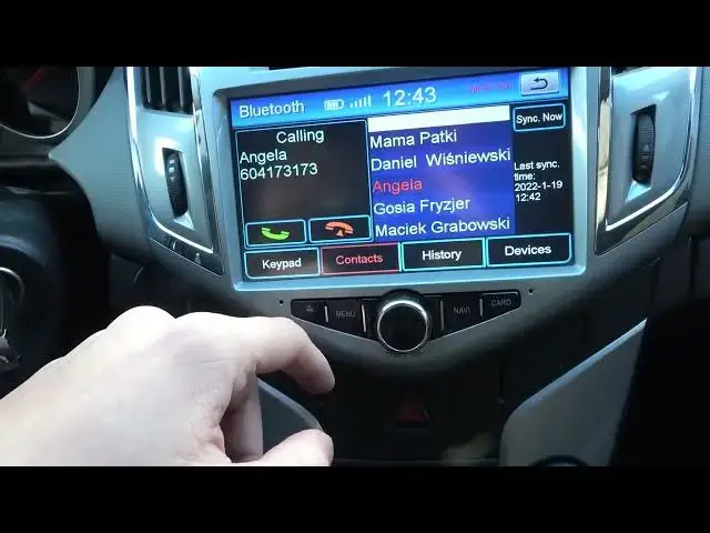Video thumbnail for How to Make Phone Call via Radio Bluetooth in Chevrolet Cruze (2008 - 2016) - Call via Bluetooth