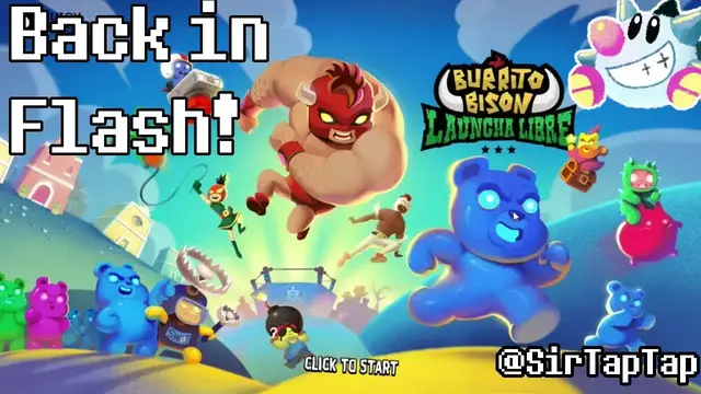 Video thumbnail for Burrito Bison Launcha Libre | Back in Flash!