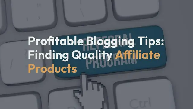 Video thumbnail for Profitable Blogging Tips Affiliate Networks
