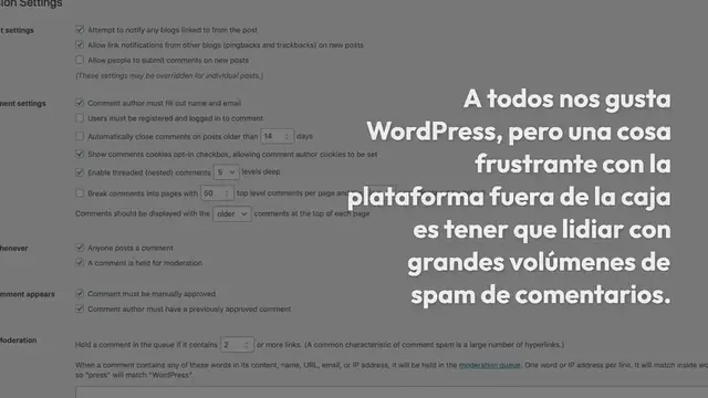 Video thumbnail for ¿Cómo detener los comentarios de Spam de WordPress? (Características incorporadas, Plugins de Spam, Captcha y WAF)