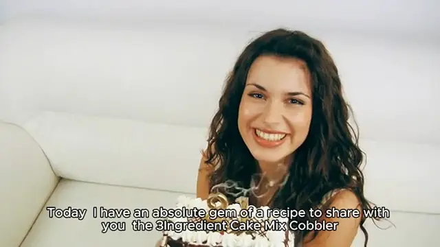 Video thumbnail for 3-Ingredient Cake Mix Cobbler Recipe