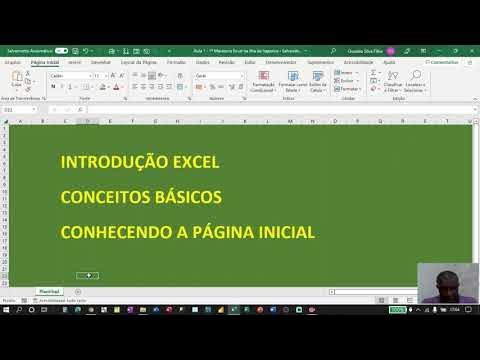 Video thumbnail for Introdução ao Excel Parte 1