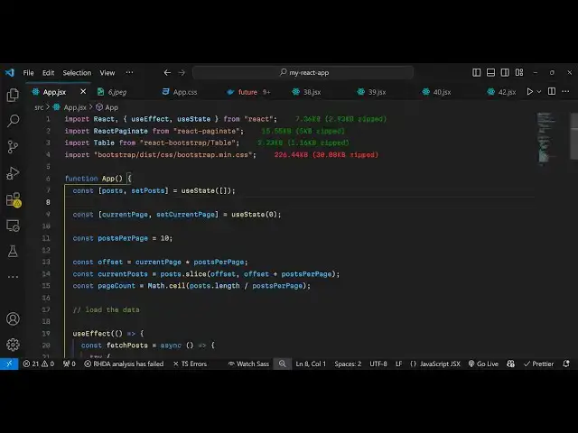 Video thumbnail for Build a React.js Paginated Table to Fetch Data From JSONPlaceholder API Using react-paginate in JSX