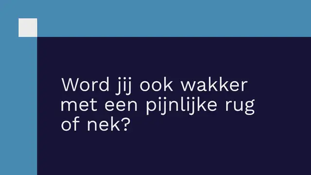 Video thumbnail for Op zoek naar een ergonomisch kussen zoals het Xyllow hoofdkussen