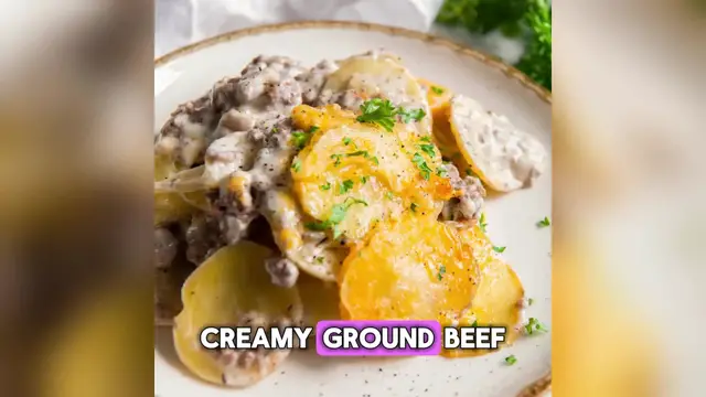 'Video thumbnail for Hamburger Potato Casserole'