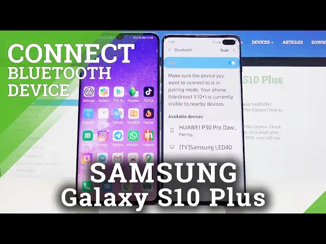 'Video thumbnail for How to Connect Bluetooth Device with Samsung Galaxy S10 Plus - Wireless Pairing'