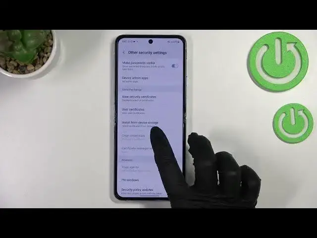'Video thumbnail for How to Clear Credentials on Samsung Galaxy Z Flip4 - Remove Certificates'