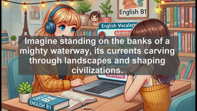 Video thumbnail for 2500 Must Know CEFR B1 Vocabulary - Exploring the Word 'River' in English: B1 Level Vocabulary