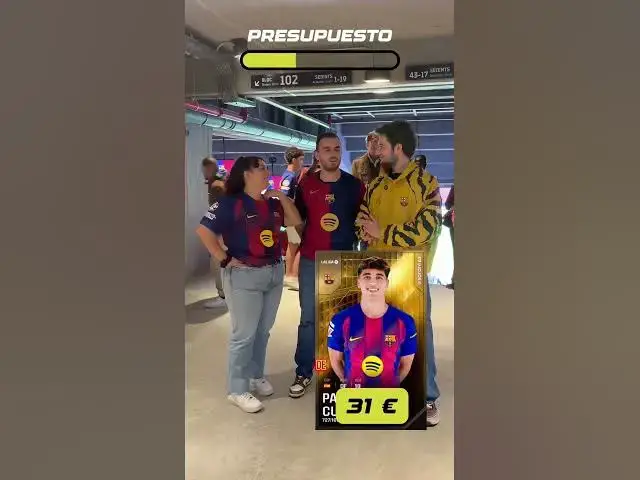 'Video thumbnail for ¡NUEVO RETO DE SORARE EN EL SPOTIFY CAMP NOU!'