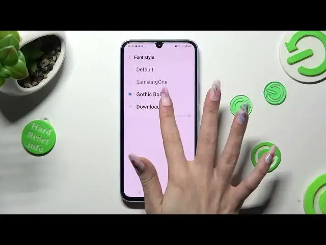 'Video thumbnail for How to Change Font Style on Samsung Galaxy A34 - Adjust Font Style'
