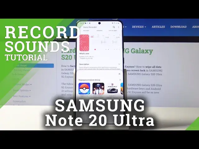 'Video thumbnail for How to Record Sounds in SAMSUNG Galaxy S20 Ultra – Enable Voice Recorder'
