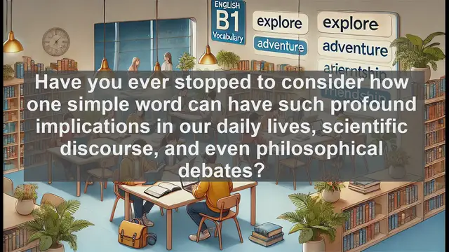 Video thumbnail for 2500 Must Know CEFR B1 Vocabulary - The Word 'Matter': Its Meanings and Importance in English