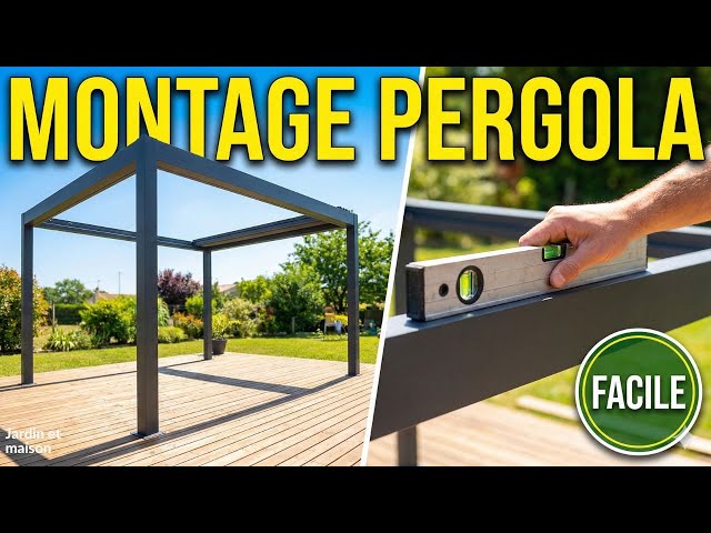 Video thumbnail for 8 étapes pour réussir l'Installation de votre pergola bioclimatique Pergolux #pergola #bricolage