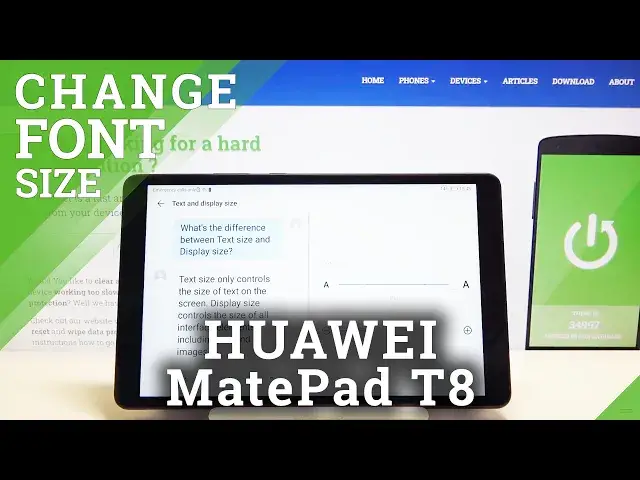 'Video thumbnail for How to Change Font Size in HUAWEI MatePad T8 – Change Font Size'