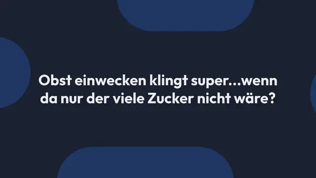 Video thumbnail for Birnen einkochen ohne Zucker