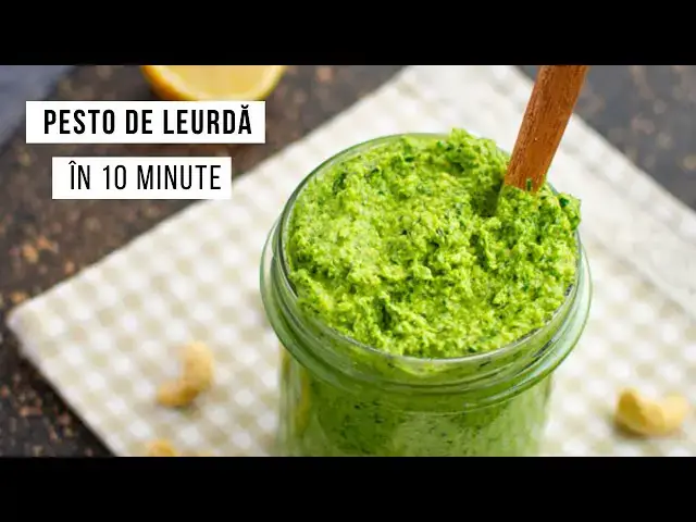 Video thumbnail for Pesto de leurdă - varianta de post (vegană) | Bucate Aromate
