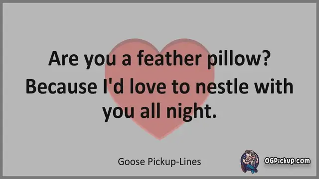 Video thumbnail for Goose - Pickup-Lines & Rizz for Him & for Her