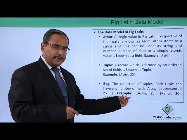 'Video thumbnail for Pig Latin Data Model'