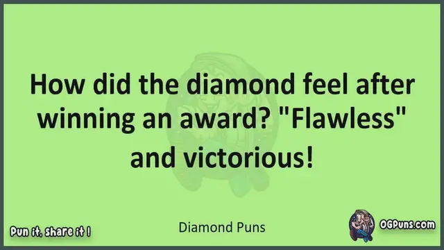 Video thumbnail for Diamond - Jokes, Puns, Wordplays, and Laughter