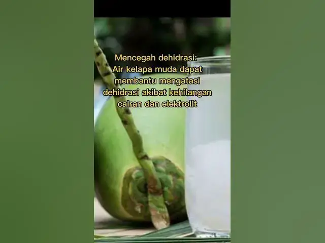 'Video thumbnail for Manfaat air kelapa muda #shorts #airkelapamuda #manfaatairkelapa'