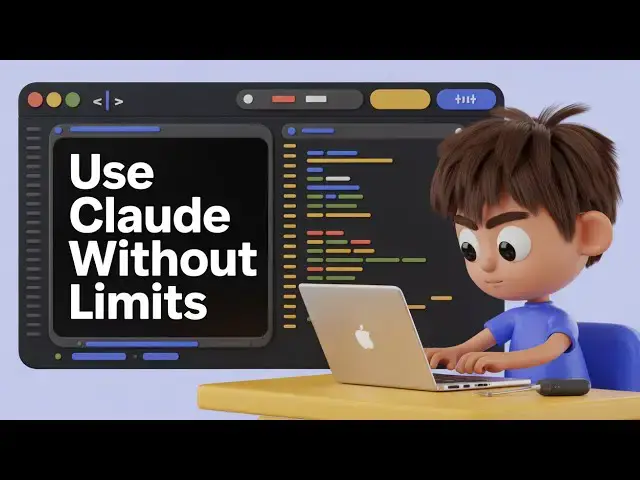 Video thumbnail for Use Claude WITHOUT Any Limits - In 5 Minutes