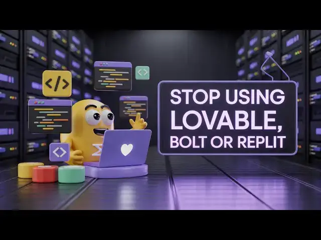 Video thumbnail for Stop Using Lovable, Bolt or Replit - This Open Source AI App Builder ACTUALLY Works