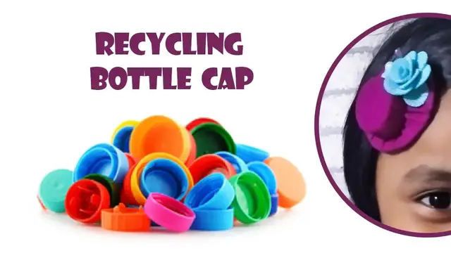 Video thumbnail for Hair Clip Making with Fabric and Bottle caps
