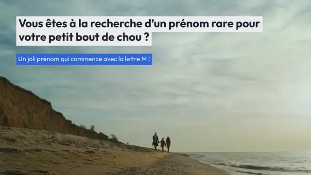 Video thumbnail for Des prénoms rares garçons en M