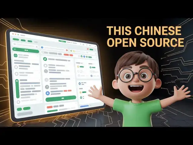 Video thumbnail for This Chinese Open Source AI Builds Full Stack Apps and Publish Them for FREE!