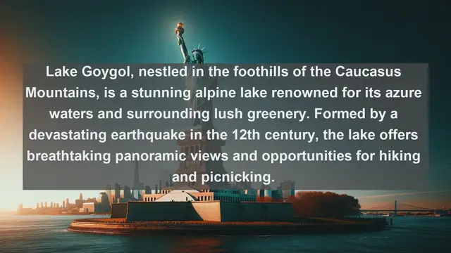 Video thumbnail for Discovering Azerbaijan's Natural Jewels: Top 10 Famous Lakes