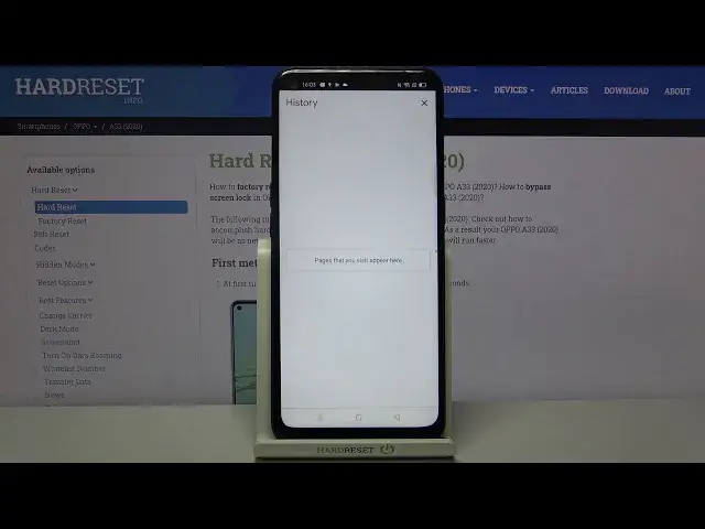 Video thumbnail for How to Clear Browsing Data on OPPO A33 2020 – Clear Browsing History