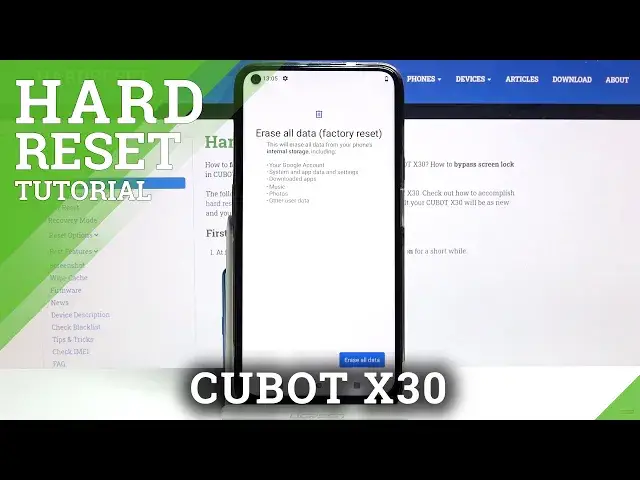 Video thumbnail for How to Hard Reset CUBOT X30 – Factory Reset by Settings