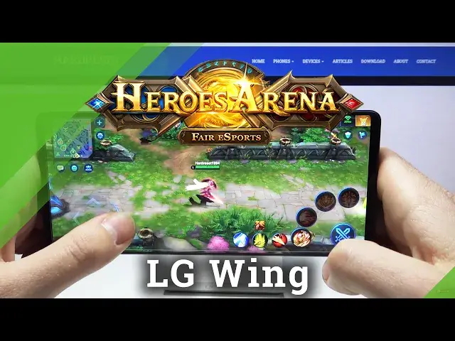 Video thumbnail for Performance Test of LG WING - Heroes Arena Gameplay
