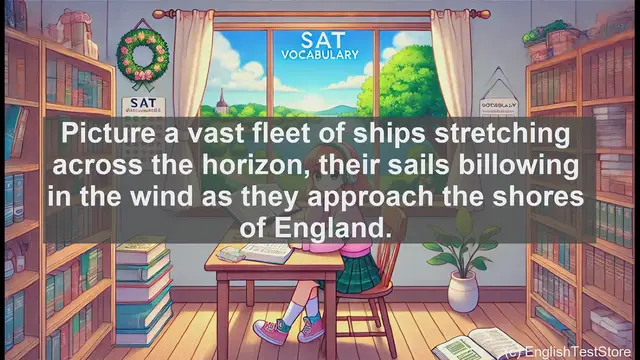 Video thumbnail for 5000 Must Know SAT Vocabulary - SAT Vocabulary: Understanding 'Armada' - A Powerful Fleet