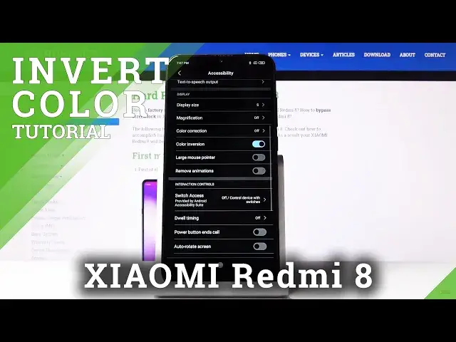 'Video thumbnail for How to Invert Colors in XIAOMI Redmi 8 – Use Color Inversion'