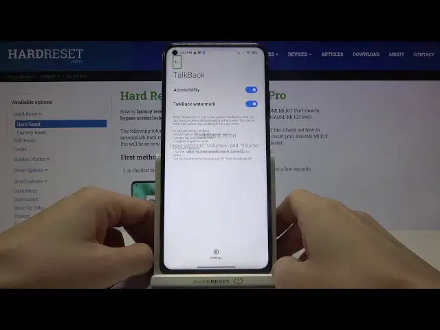 'Video thumbnail for How to Enable Talkback Mode in XIAOMI Mi 10T Pro – Find Screen Reader Option'