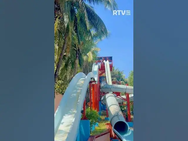Video thumbnail for 45 Degree Slide at Suraj Water Park in Thane #waterpark #trending #viral