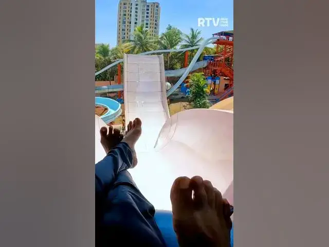 Video thumbnail for thrill water slide at Suraj Water Park in Thane #shorts #waterpark #trending