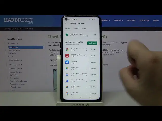 Video thumbnail for How to Enable Update Apps on OPPO A33 2020 – Download New App Version