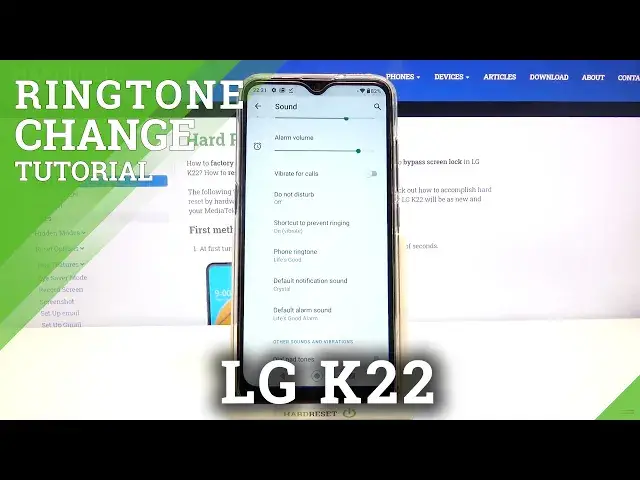 Video thumbnail for How to Change Ringtone in LG K22 – Sound Settings
