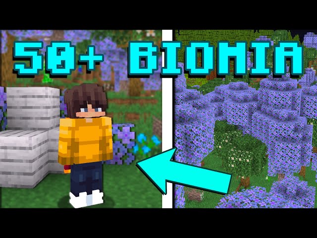 Video thumbnail for Lisäsin Minecraftiin 50 UUTTA Biomia!