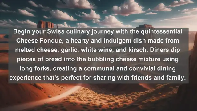 Video thumbnail for Taste of Switzerland: Top 10 Mouthwatering Swiss Foods You Need to Try!