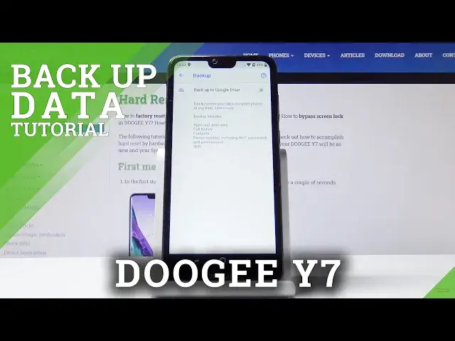 'Video thumbnail for How to Back Up Data on DOOGEE Y7 - Add Google Backup Account'