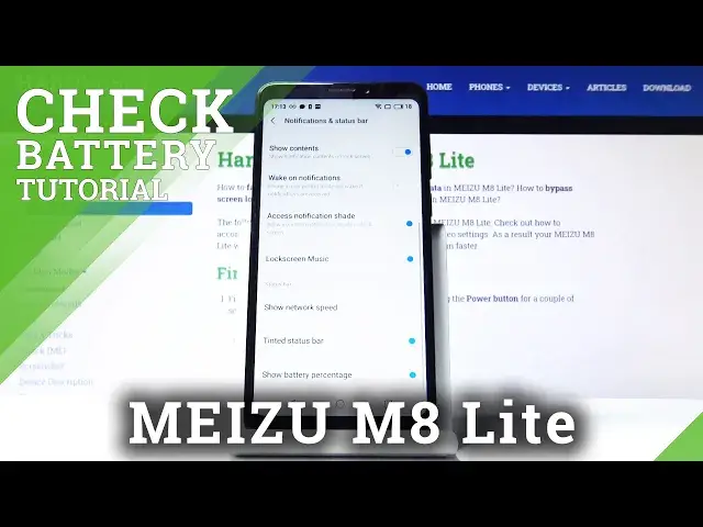 'Video thumbnail for How to Display Battery Percentage on MEIZU M8 Lite'