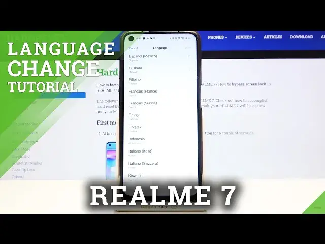 'Video thumbnail for How to Change Language in REALME 7 – Language Settings'